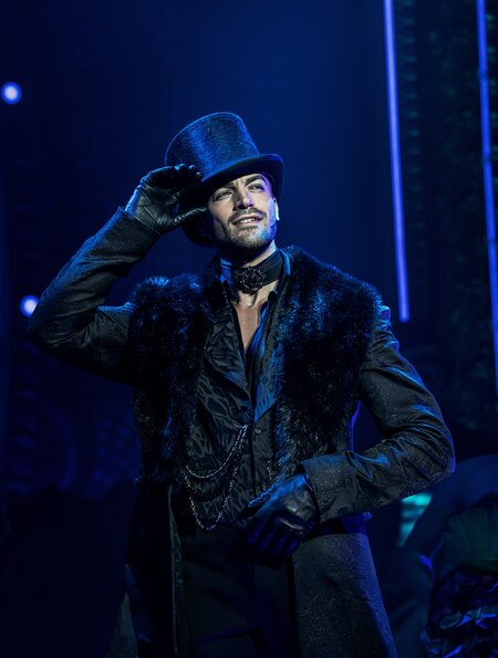 Gianmarco Schiaretti als The Duke of Monroth aus Moulin Rouge! - das Musical  | © Johan Persson
