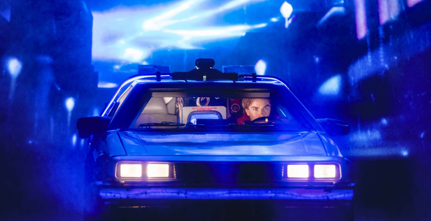 Szene, in der die Zeitmaschine unterwegs in der Zukunft ist | © Helen Murray