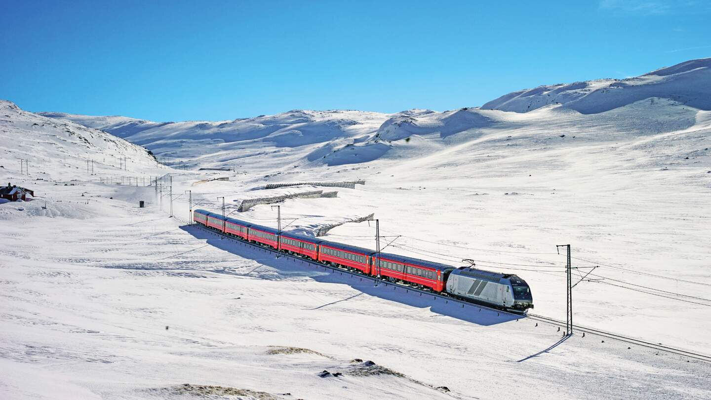 Bergbahn im Winter in Norwegen | © © Oivind Haug